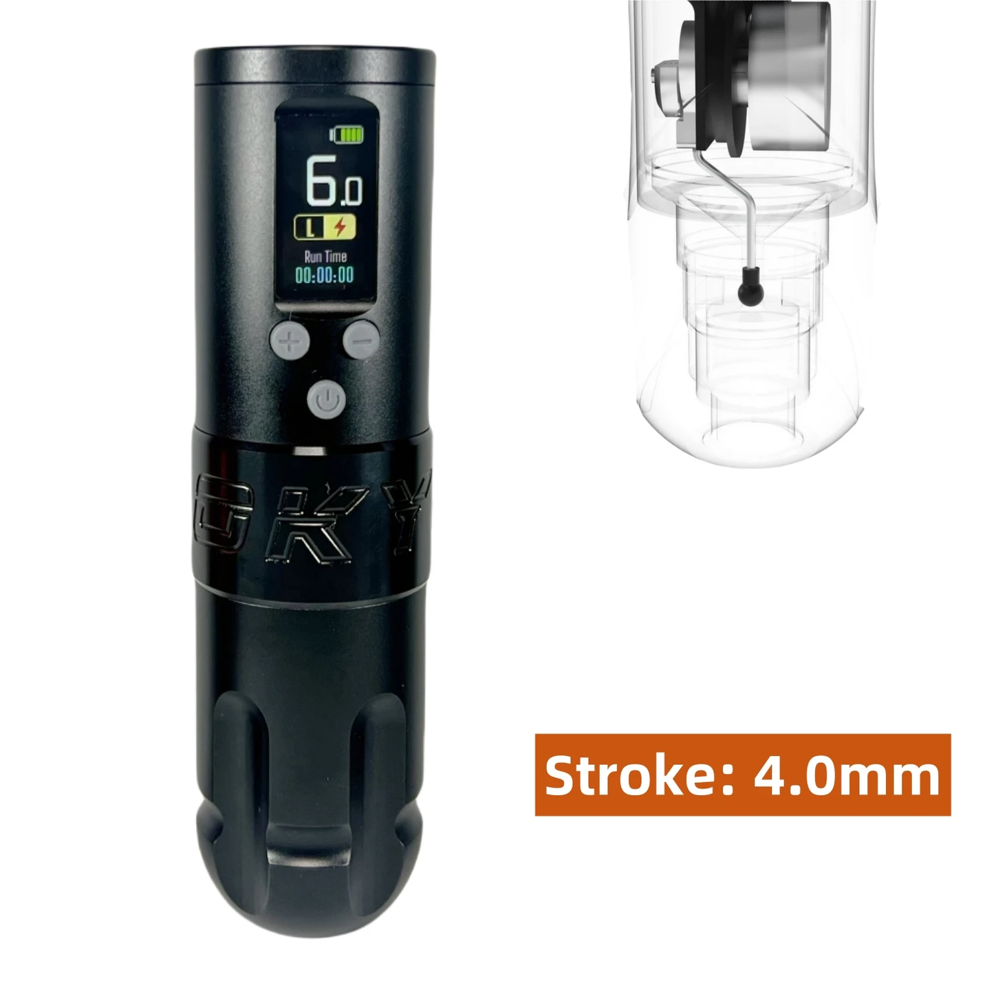ROKYO X1 Wireless Tattoo Pen Machine - Featuring 1600mAh Battery & Brushless Motor