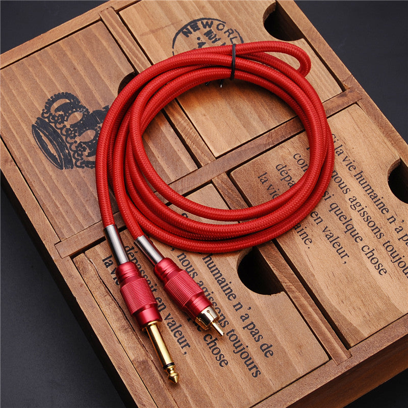 Tattoo RCA Cord, Straight 6 Ft