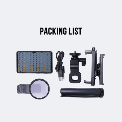 Mobile Photo Assistance Anti Reflective Set, Professional Tattoo Photography Tool, Reduce Reflected Light - 3.0 Lite 120 Led Beads