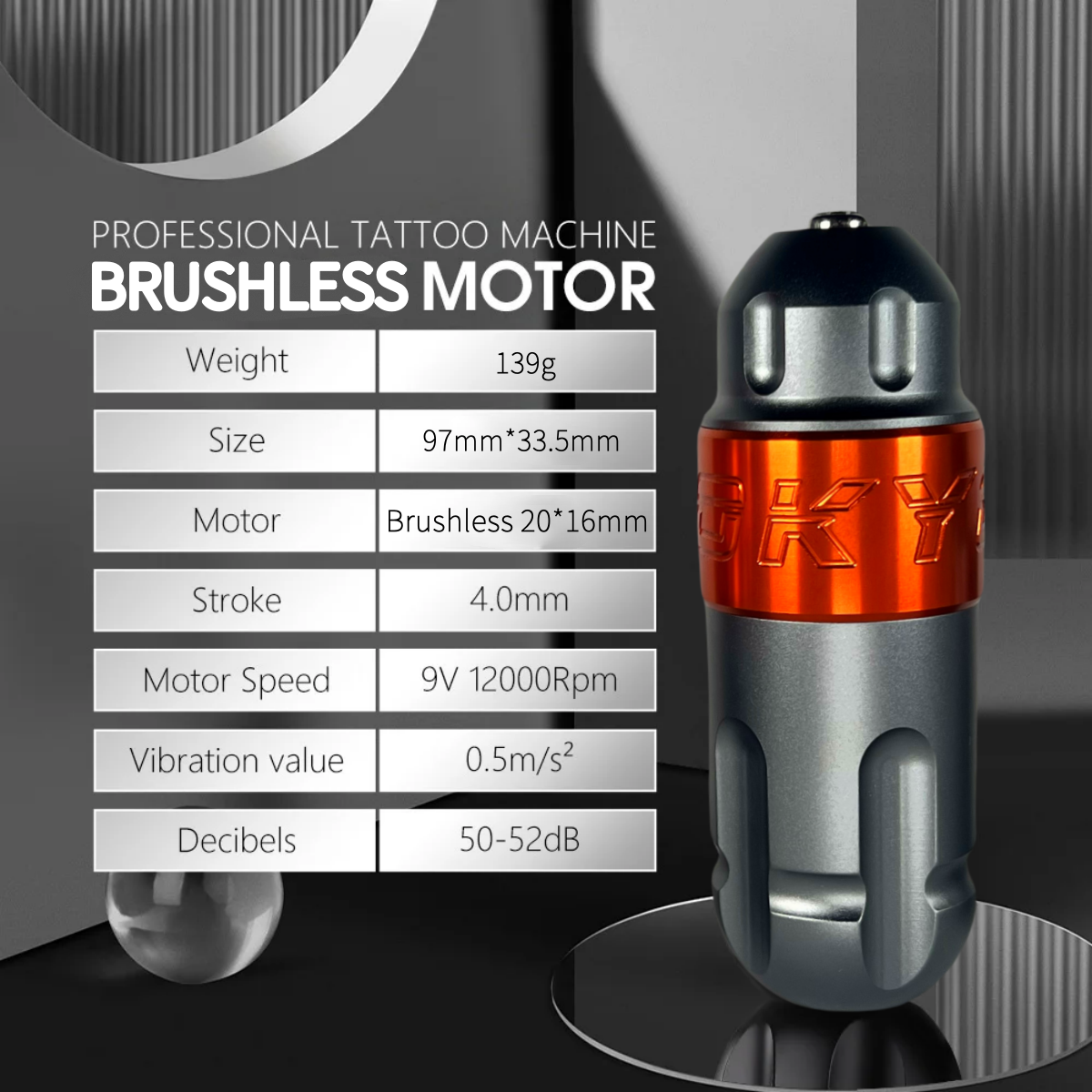 ROKYO X1S MINI RCA Short Tattoo Pen Machine