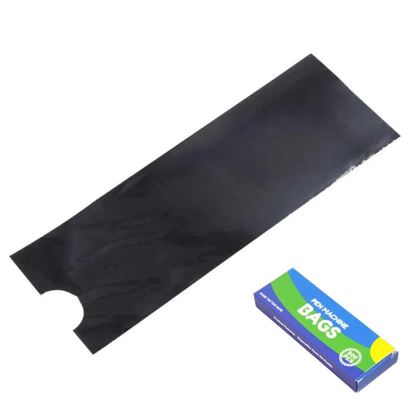 Tattoo Pen Covers, 200pcs Disposable Tattoo Cartridge Pen Machine Sleeves Bags