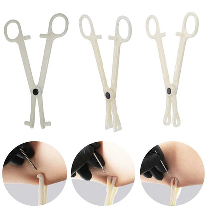 Disposable Body Piercing Plier Plastic Clamp