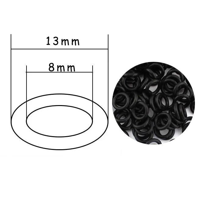 100PCS Silicone Tattoo O-rings