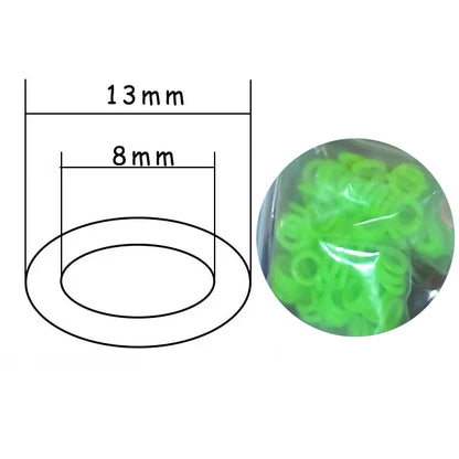 100PCS Silicone Tattoo O-rings
