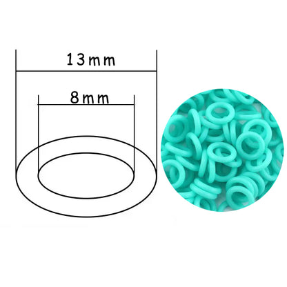 100PCS Silicone Tattoo O-rings