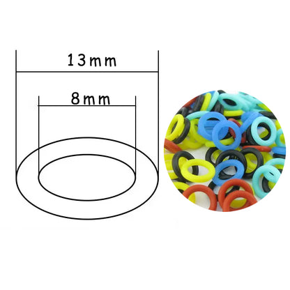 100PCS Silicone Tattoo O-rings