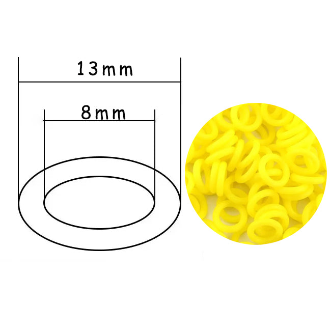 100PCS Silicone Tattoo O-rings