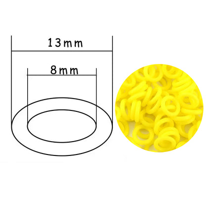 100PCS Silicone Tattoo O-rings