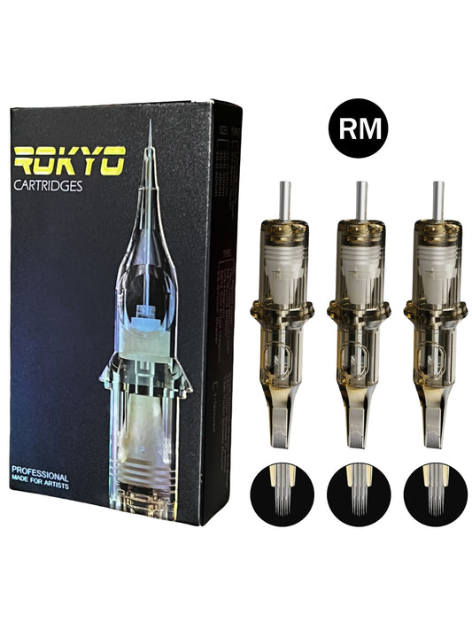 ROKYO Pro Tattoo Needle Cartridges - Curved Magnum