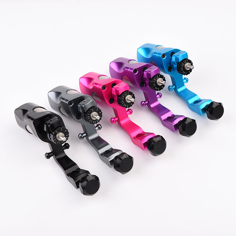 One Adjustable Stroke Direct Swiss Coreless Motor Rotary Tattoo Machine Gun With Free RCA Cord