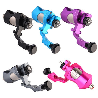 One Adjustable Stroke Direct Swiss Coreless Motor Rotary Tattoo Machine Gun With Free RCA Cord