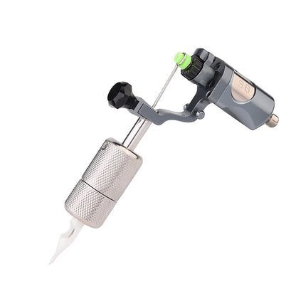 One Adjustable Stroke Direct Swiss Coreless Motor Rotary Tattoo Machine Gun With Free RCA Cord