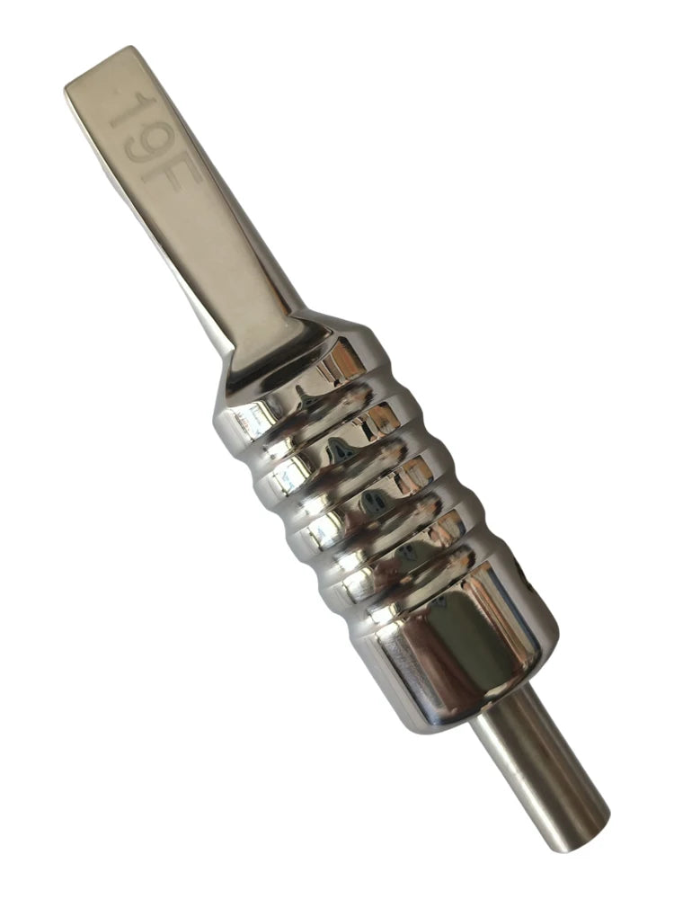 One Stainless Steel Flat Magnum Tattoo Tube Grip for Shading & Coloring