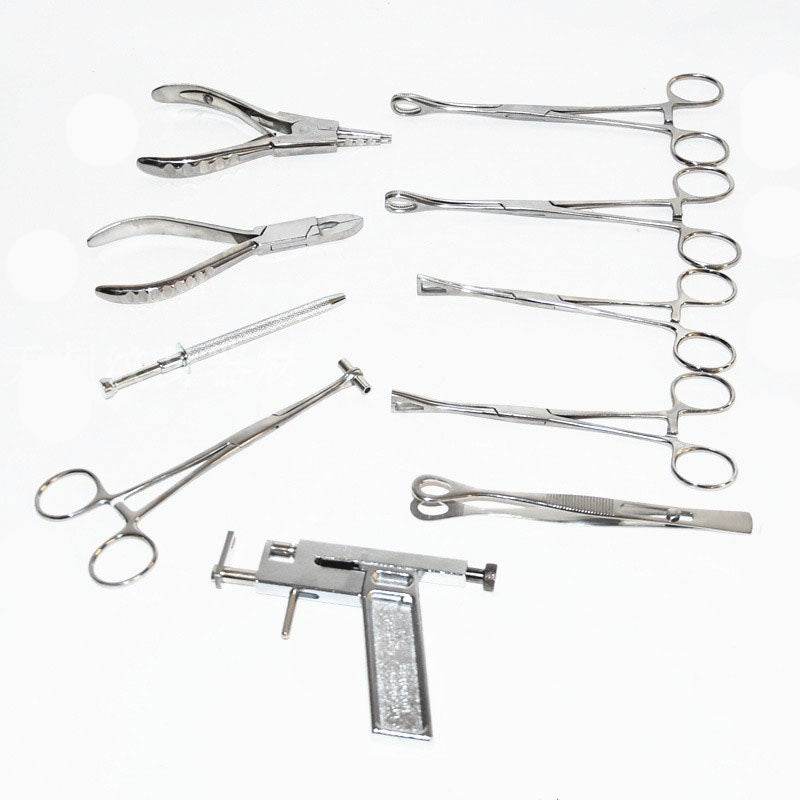 Septum Ear Tongue Nose Lip Tattoo Plier Clamp Force - Piercing Tool