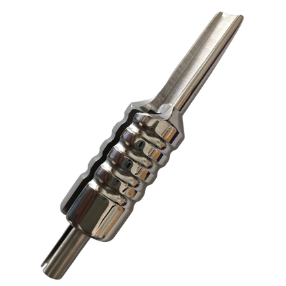 One Stainless Steel Flat Magnum Tattoo Tube Grip for Shading & Coloring