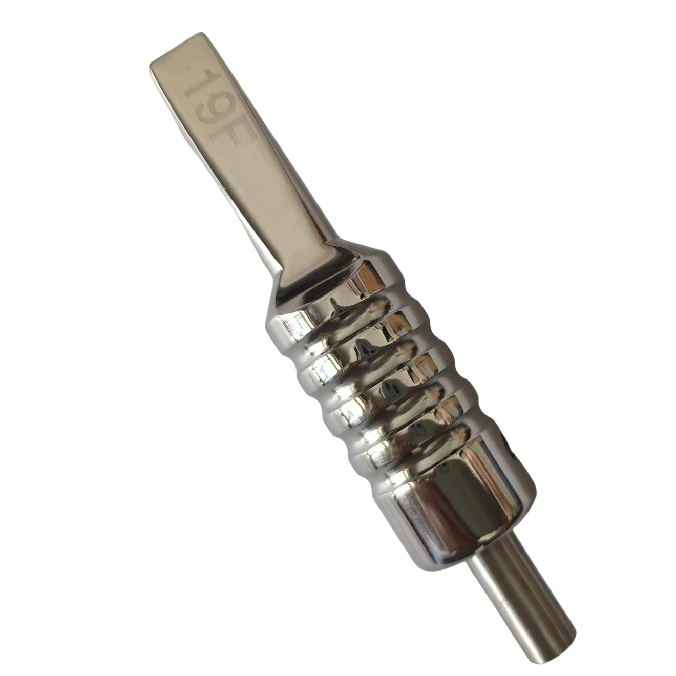 One Stainless Steel Flat Magnum Tattoo Tube Grip for Shading & Coloring