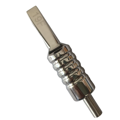 One Stainless Steel Flat Magnum Tattoo Tube Grip for Shading & Coloring
