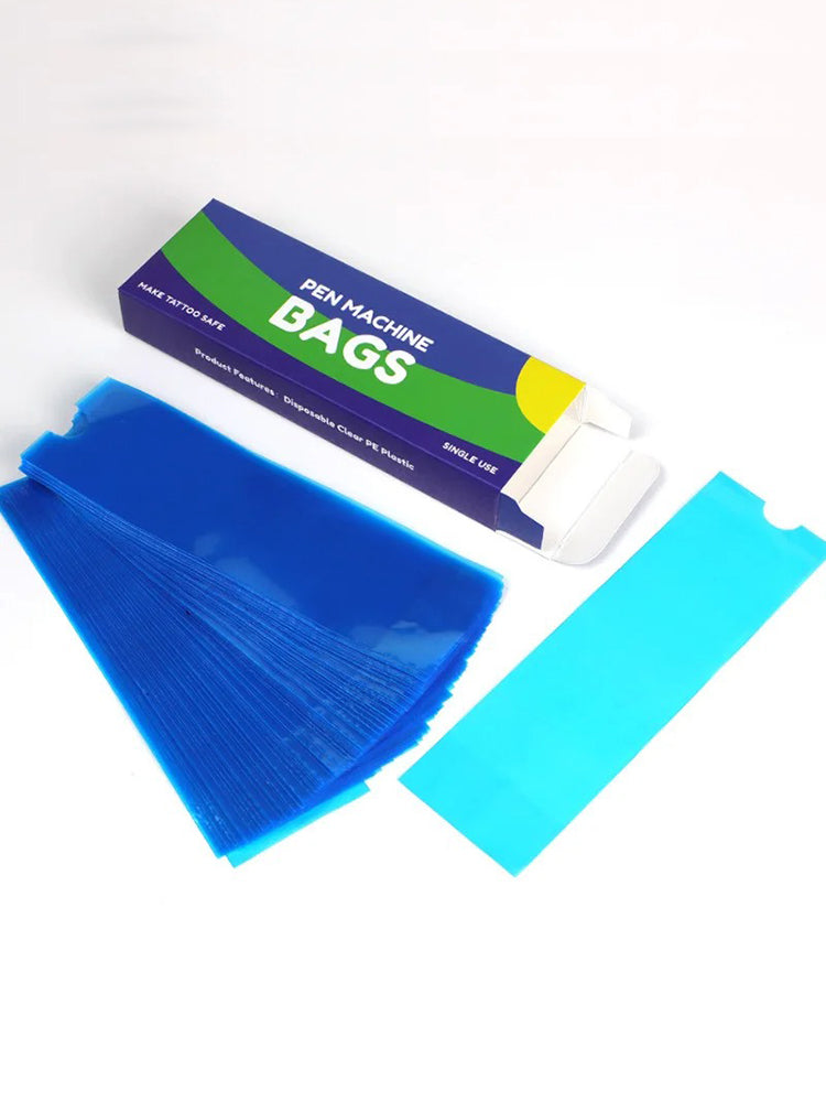 Tattoo Pen Covers, 200pcs Disposable Tattoo Cartridge Pen Machine Sleeves Bags