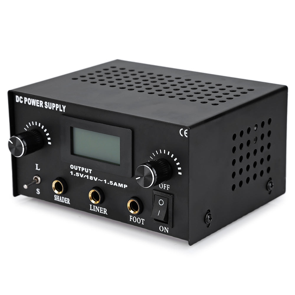 Digital LCD Display Professional Stable Dual Tattoo Power Supply