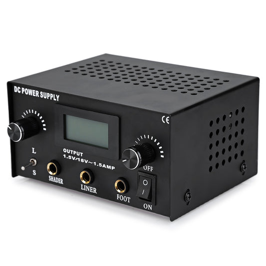 Digital LCD Display Professional Stable Dual Tattoo Power Supply